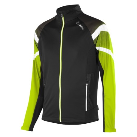 Löffler Herren Jacke WorldCup WS Light 2020 schwarz-lime